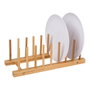 Porte-assiettes en bambou 34 x 12,5 x 12 cm