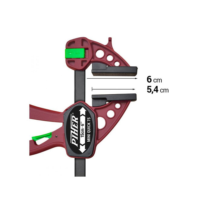 Piher Mini Quick 52430 Serre-joint monomanuel Piher Mini Quick 52430 Serre-joint monomanuel