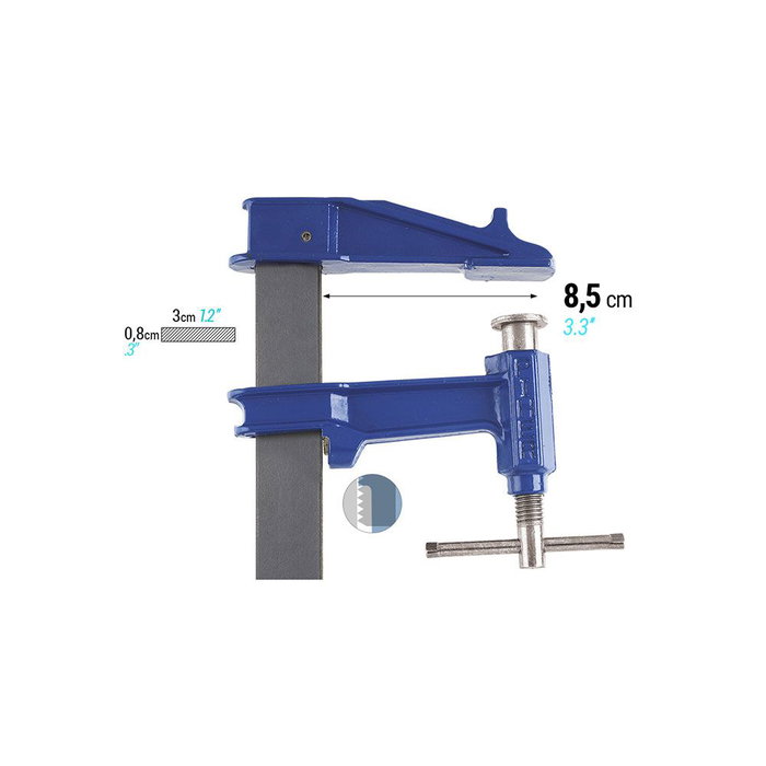 Piher Serre-joint court modèle E 150x85 mm