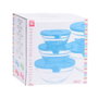 Lot de 5 boîtes de conservation en verre type bol, couleurs assorties, transparent, micro-ondes et congélateur - 125 ml, 200 ml, 300 ml, 450 ml, 800 ml