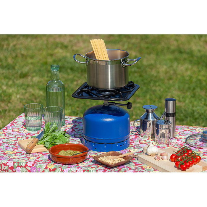 Butsir Pop Classic Black Réchaud de camping pour bouteille bleue, 3300W, 26,5 x 26,5 x 5,5 cm Butsir Pop Classic Black Réchaud de camping pour bouteille bleue, 3300W, 26,5 x 26,5 x 5,5 cm