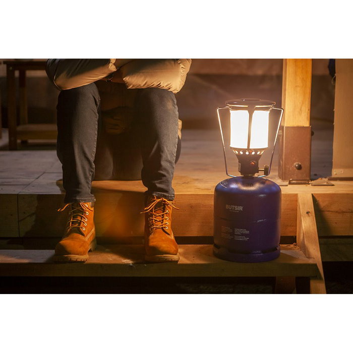 Butsir Lampe à gaz portable 500 piezo labc0007, allumage piézoélectrique, 28 cm