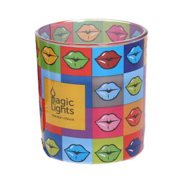 Magic Lights Bougie Pop Art Lèvres