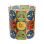Magic Lights Boule en verre Pop Art Ø7,5x8,4cm Motos – Bougie parfumée
