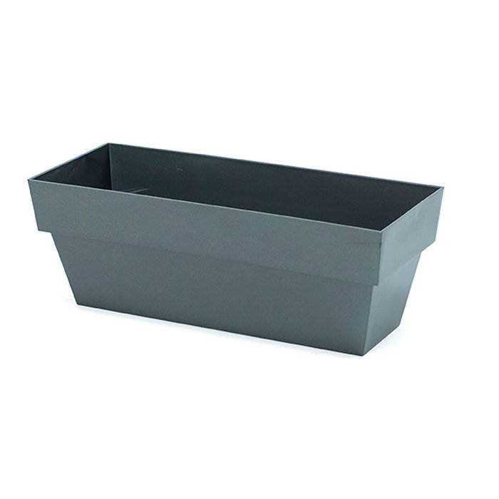 Plastiken Jardinière Limited Anthracite 10 x 25 cm Plastiken Jardinière Limited Anthracite 10 x 25 cm