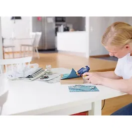 Rapid RAPID - EGPoint Pistolet à colle sans fil avec buse de 8mm, batterie et cordon amovible