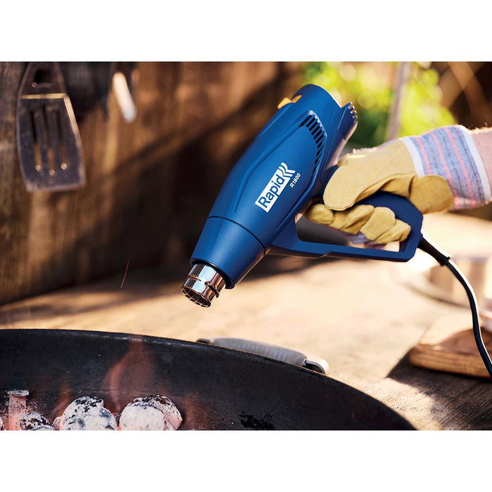 Pistolet à air chaud Rapid R1800 5001341 1800 W Pistolet à air chaud Rapid R1800 5001341 1800 W