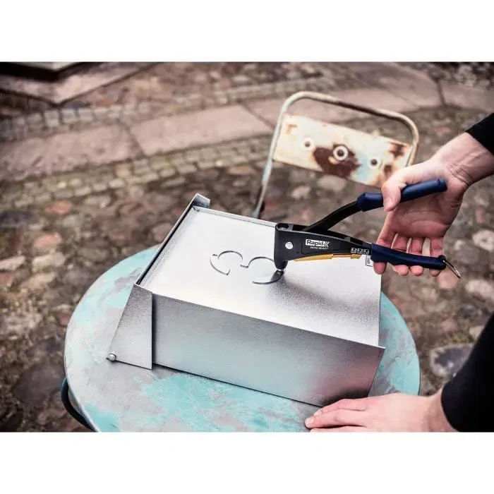 Rapid - Rivets Aluminium 4,8 x 12 mm - Boîte de 300 pièces - pour garde-boues, revêtements métalliques, signalétique et assemblage de plaques