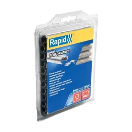 Rapid VR22 - 100 agrafes galvanisées pour grillage souple et fil tendeur - Diamètre 5 à 11 mm - Compatibles pinces FP222 et FP20