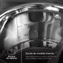 Masterpro Casserole Foodies avec couvercle, 3,8 L, Ø 28 cm, Noir