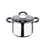 Masterpro Bgmp-1505-bk Marmite 4L Acier Inoxydable avec Couvercle Ø20x14cm Foodies Compatible Induction