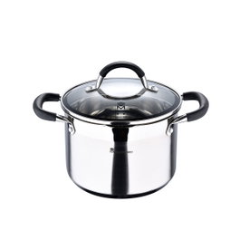 Masterpro Casserole Foodies 4 L en acier inoxydable