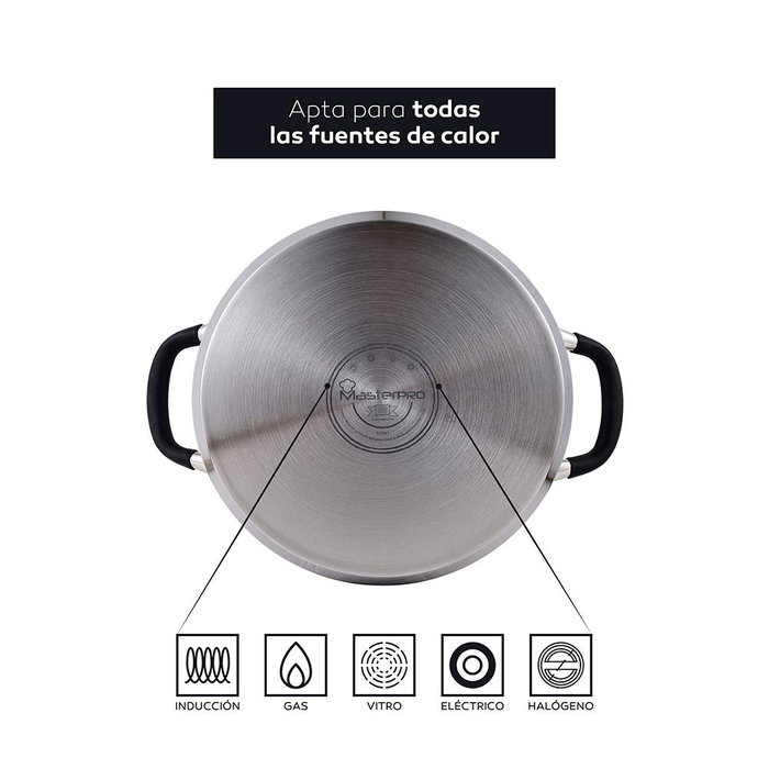 Masterpro Casserole Foodies 9,5 L Ø 28 cm