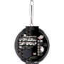 Masterpro Bgmp-1631 Poêle Hi-Tech 3 Acier Inoxydable 18/10 Ø24 cm Antiadhésive Compatible Induction