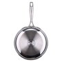 Masterpro Bgmp-1631 Poêle Hi-Tech 3 Acier Inoxydable 18/10 Ø24 cm Antiadhésive Compatible Induction