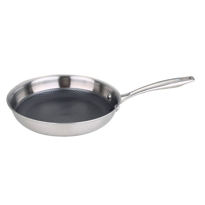 Masterpro Bgmp-1631 Poêle Hi-Tech 3 Acier Inoxydable 18/10 Ø24 cm Antiadhésive Compatible Induction Masterpro Bgmp-1631 Poêle Hi-Tech 3 Acier Inoxydable 18/10 Ø24 cm Antiadhésive Compatible Induction