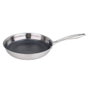 Masterpro Bgmp-1631 Poêle Hi-Tech 3 Acier Inoxydable 18/10 Ø24 cm Antiadhésive Compatible Induction