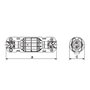 BigBuy Tools Boîte de registre 5650/3 Paguri IP68