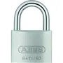 Abus Cadenas 64TI/50 Titalium en Aluminium avec Clé Paracentrique - Sécurité Moyenne pour Portes, Armoires et Fenêtres