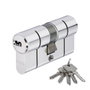 Cylindre ABUS D66 N 30/40 nickel Double Européen