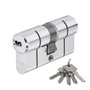 Cylindre ABUS D66 N 40/40 nickel Double Européen