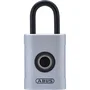 ABUS Cadenas 57/45 Touch à Ouverture Biométrique par Empreinte Digitale, Capteur 360°, Résistant aux Intempéries