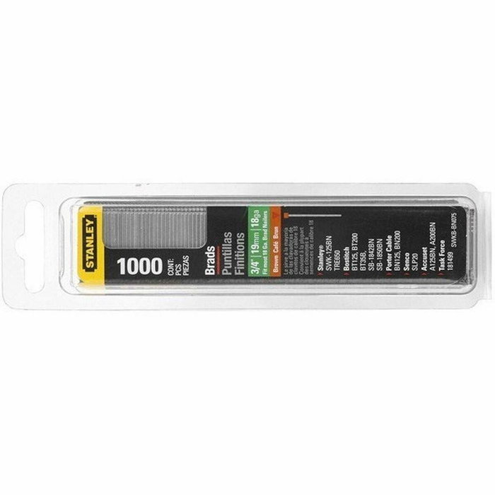 STANLEY Clou brad type J 12 mm, Paquet de 1000 unités