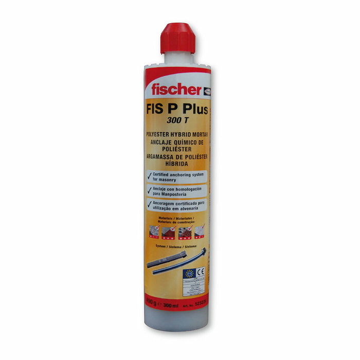 Fischer FIS P Plus 300T Scellement chimique Polyester sans styrène 300 ml Fischer FIS P Plus 300T Scellement chimique Polyester sans styrène 300 ml