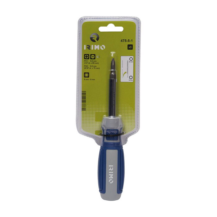 Tournevis Irimo 475-5-1 6-8 mm