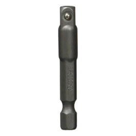 Irimo Adaptateur hexagonal mâle vers carré mâle 50 mm 1/4 po
