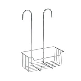 Wenko Panier de douche Milo en acier inoxydable 25 x 14 x 36 cm