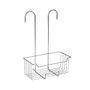 Wenko Panier de douche Milo en acier inoxydable 25 x 14 x 36 cm