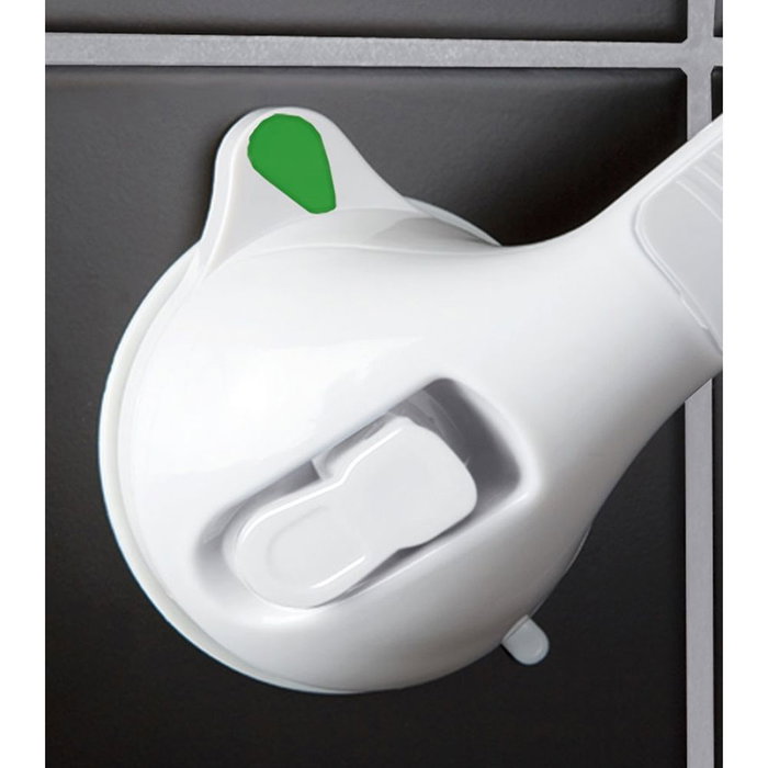 Wenko 7820100 Barre de sécurité horizontale à ventouse, pour surfaces lisses, plastique haute qualité, 29 cm