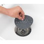 Filtre d'évier Wenko 53011100 12 x 0,3 cm Gris Silicone