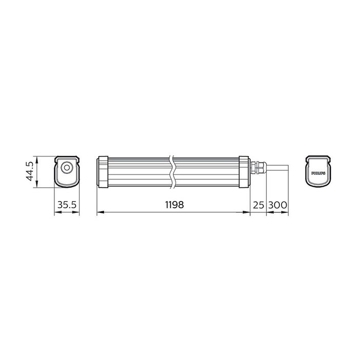 Tube LED Philips 120 cm 3400 Lm