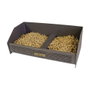 El Zorro Cesta Quemador de Pellets 49 x 25 x 17 cm Noir Fonte Acier 5 kg