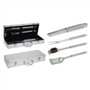 Bbq Collection Lot de 4 ustensiles barbecue inox avec étui aluminium 46 cm