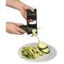 Fackelmann Profesional FM 44116 Spiraleur de légumes double avec lames julienne et spirale, ABS et inox, noir