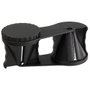Fackelmann Profesional FM 44116 Spiraleur de légumes double avec lames julienne et spirale, ABS et inox, noir