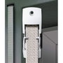 Schellenberg 15651 Guide-cintre Duo Maxi avec rouleaux et bourrelet, pour cintres de 23 mm, blanc