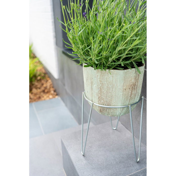 Sous-pot Sauvic Ø 20 cm zingage