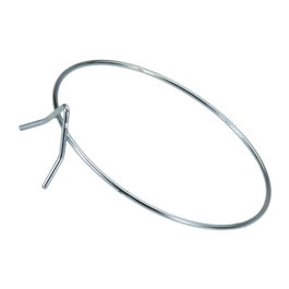 Sauvic Support Jardinière Murale Zingué 18cm Blanc