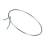 Sauvic Support Jardinière Murale Zingué 18cm Blanc
