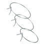 Sauvic Soporte Macetero Pared Zincado 18cm