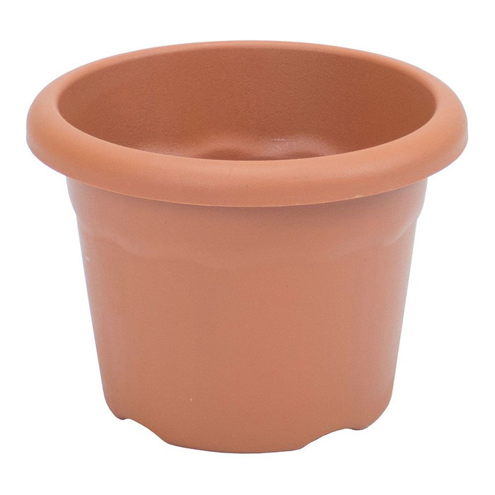 Plastiken Pot de fleurs par injection couleur terre cuite Ø 18 cm – Modèle Terra Plastiken Pot de fleurs par injection couleur terre cuite Ø 18 cm – Modèle Terra