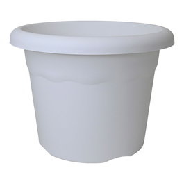 Plastiken Pot d'injection blanc Ø 40 cm | 21 litres en polypropylène pour plantes