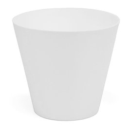 Plastiken Tes Pot conique injection blanc Ø32 x 29 cm 17,5 L polypropylène