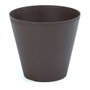 Plastiken Tes Pot de fleur conique injection couleur bronze Ø18 cm 3L