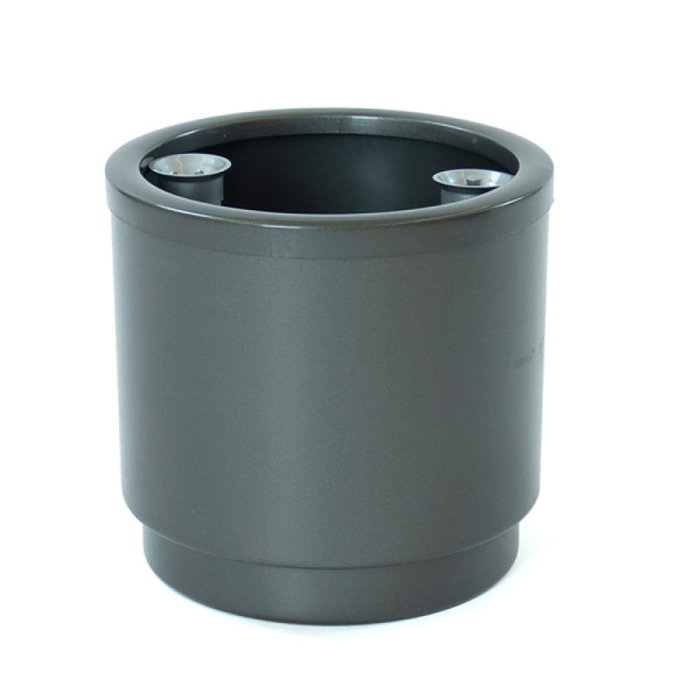 Plastiken Jardinière à Eau Couleur Anthracite Ø26cm [E3-90603]