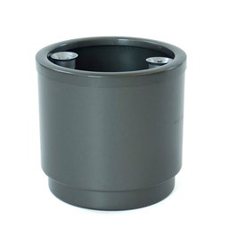 Plastiken Hidrojardinera autorriego antracite Ø26 cm x 25 cm 12 L polypropylène intérieur extérieur